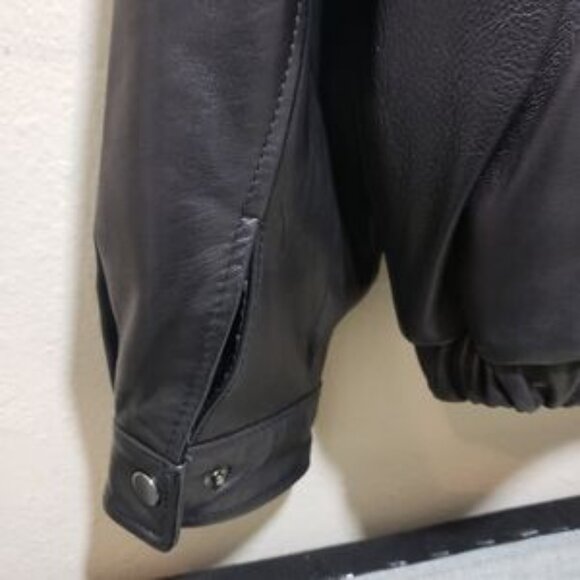 Johnston and murphy men leather jacket size M - Picture 6 of 10